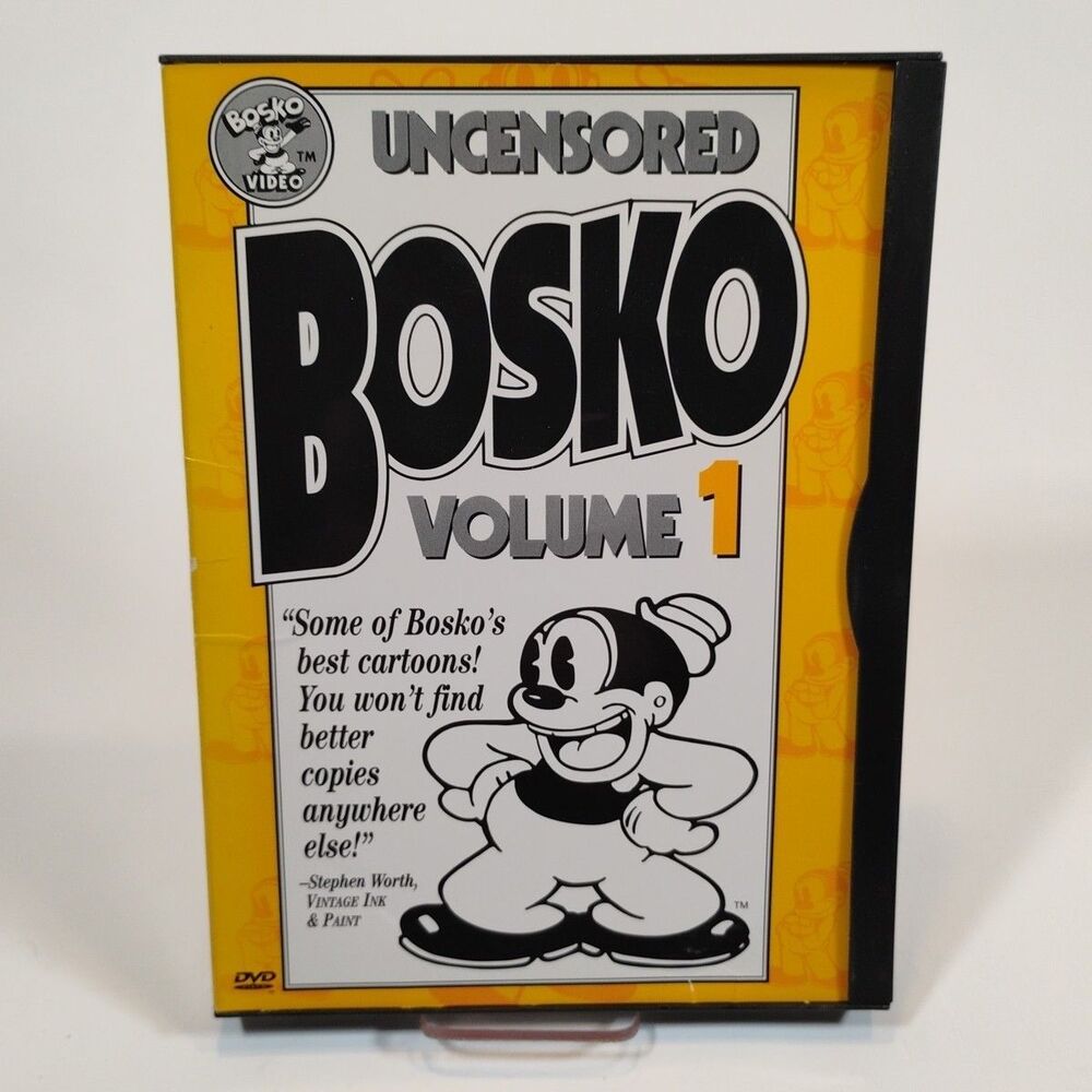 Vintage Bosko Volume 1 Uncensored DVD 1993 by Image ~ Cartoons from 1929- 1931